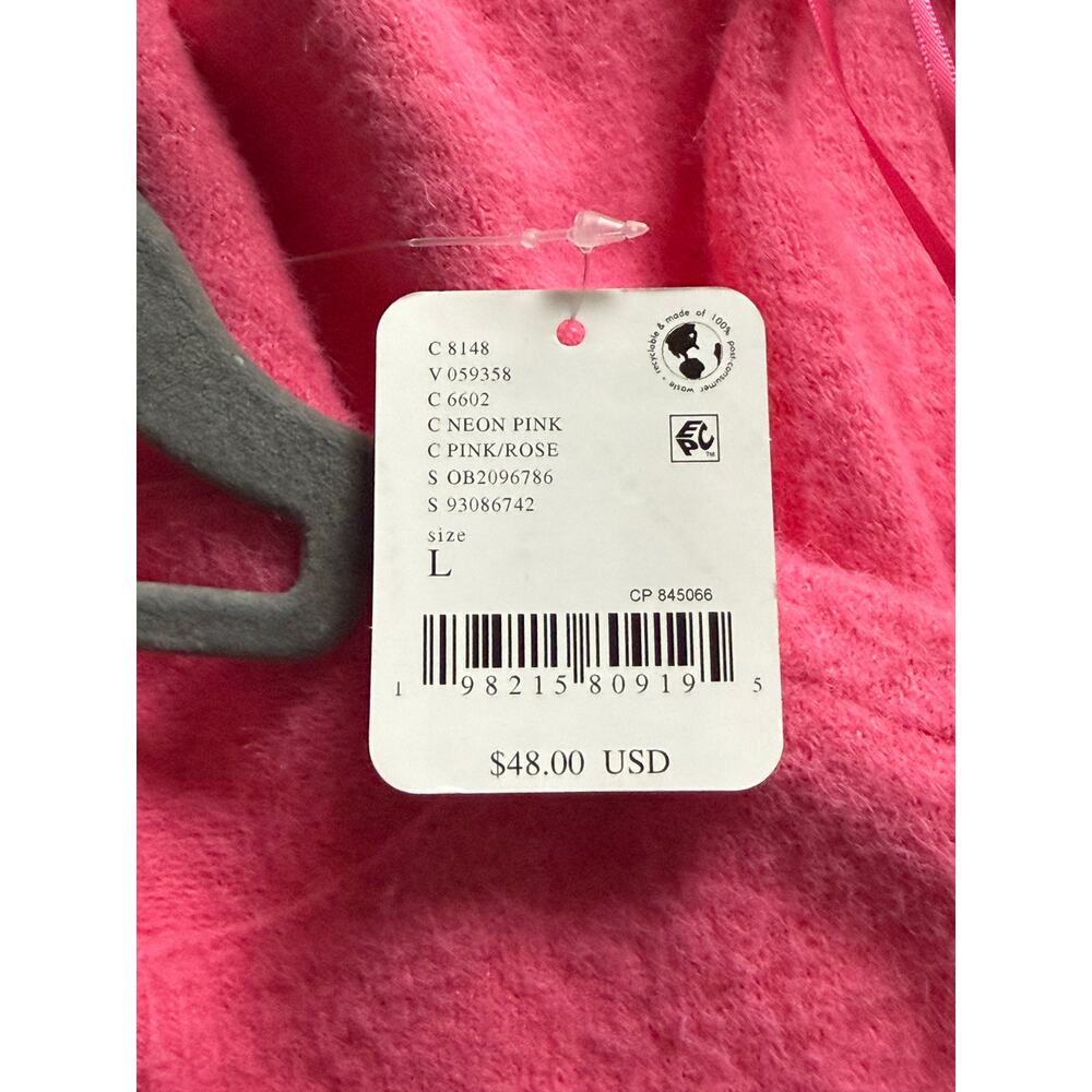 New Intimately Free People Knit Tank Women's Large Warm Fluff in Pink MSRP$48 - Picture 5 of 6
